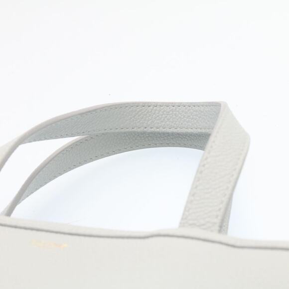 CELINE Small Fold Cabas Hand Bag Shoulder Bag Light Blue - Picture 8 of 12